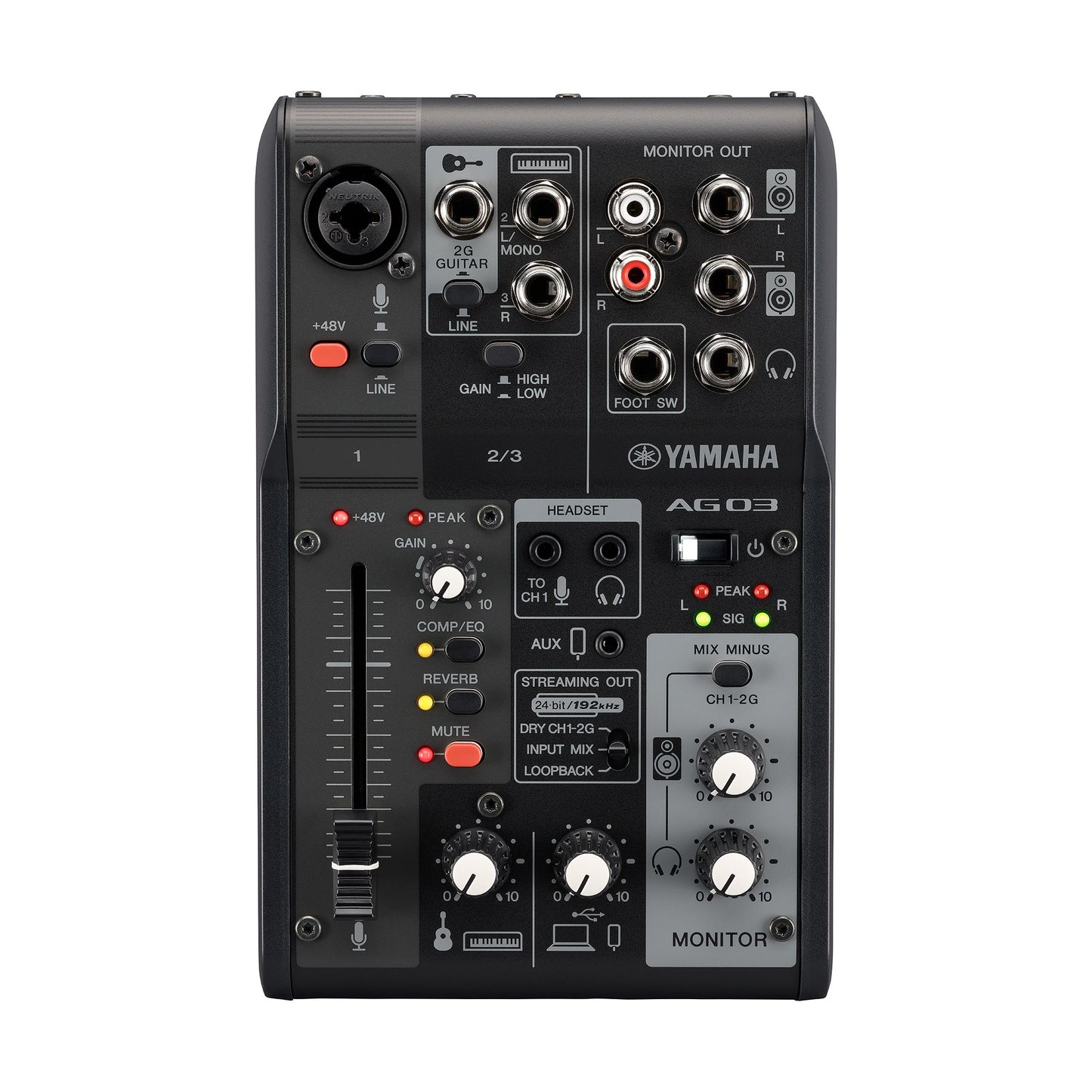 YAMAHA AG03MK2 3-CHANNEL LIVE STREAMING MIXER (EACH)