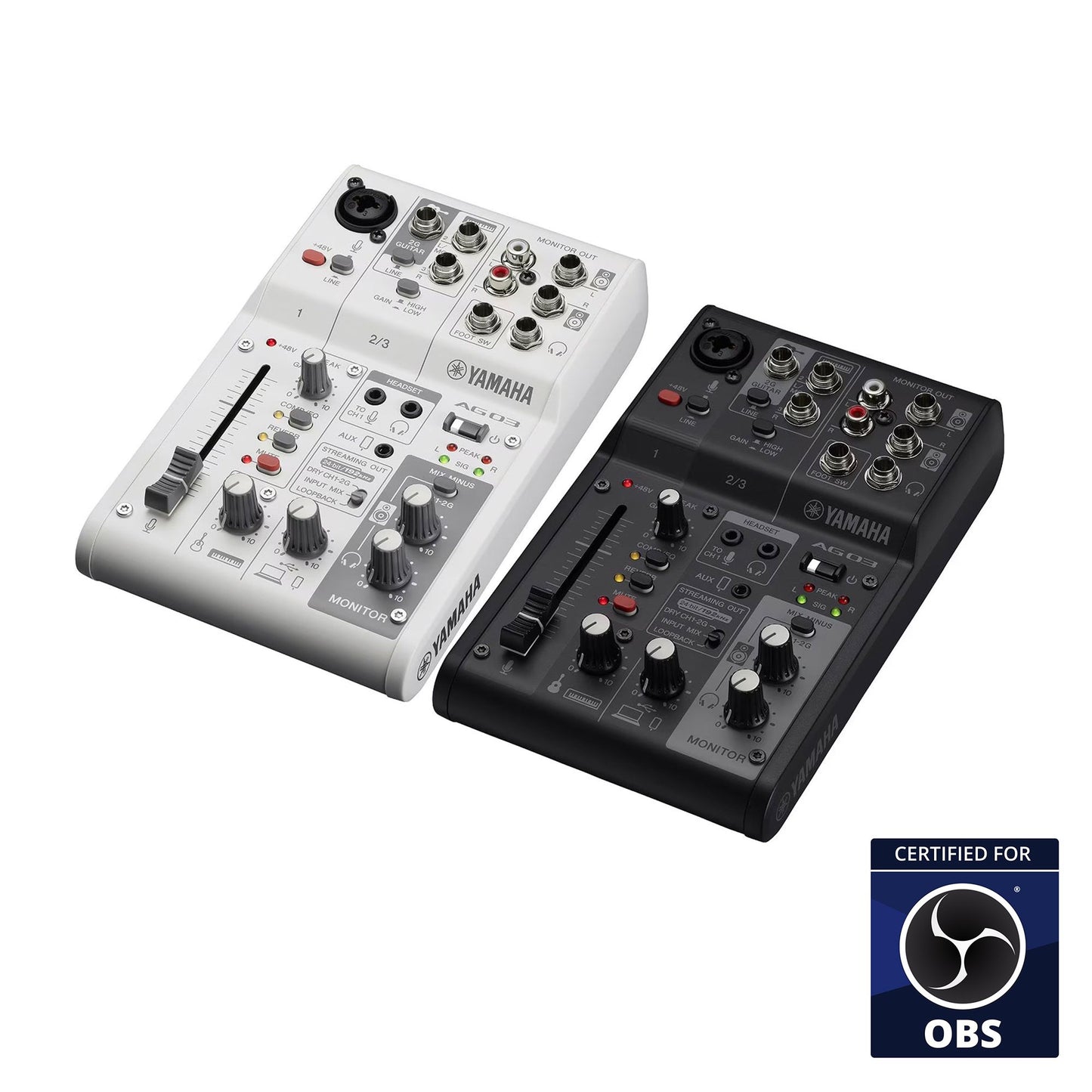 YAMAHA AG03MK2 3-CHANNEL LIVE STREAMING MIXER (EACH)