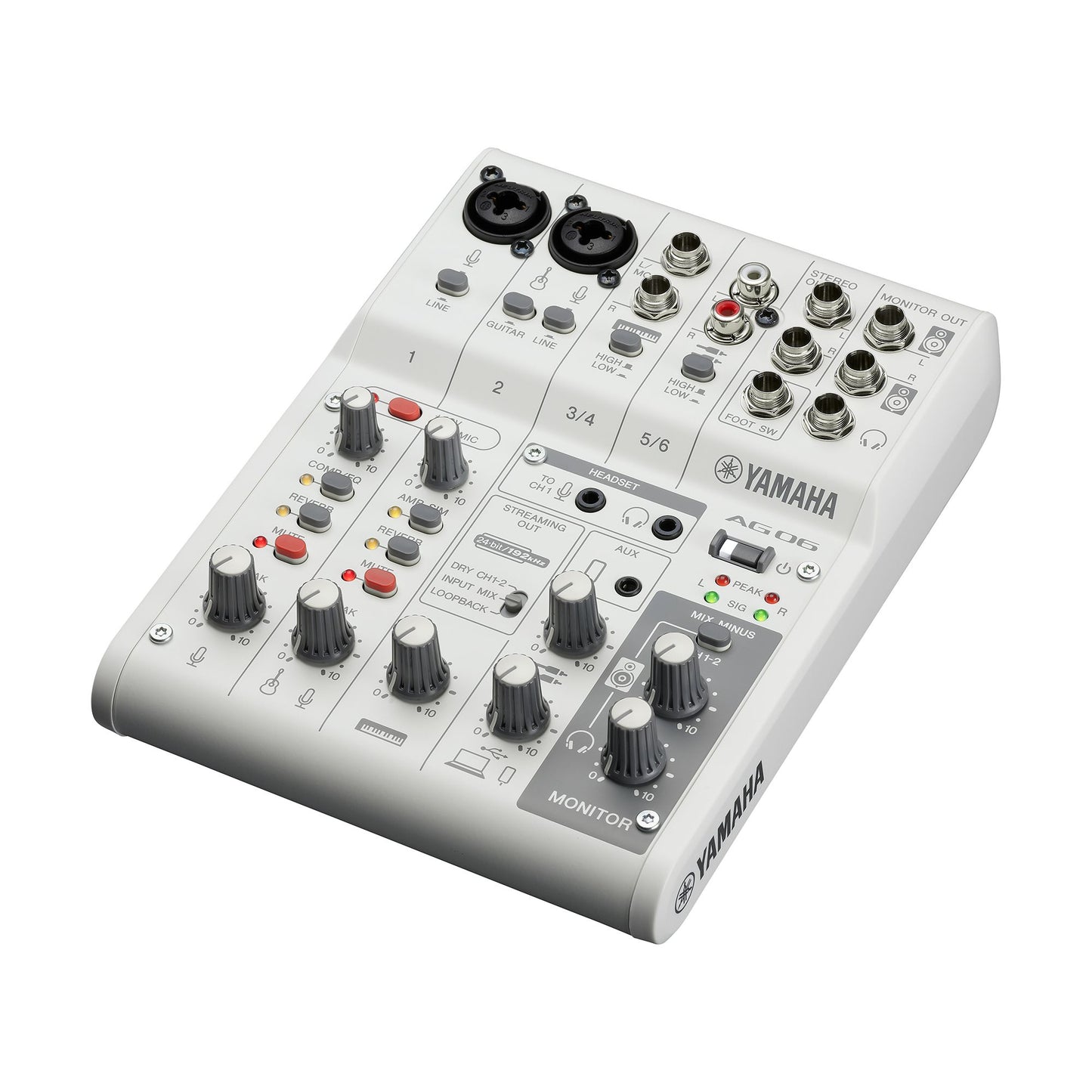 YAMAHA AG06MK2 6-CHANNEL LIVE STREAMING MIXER (EACH)