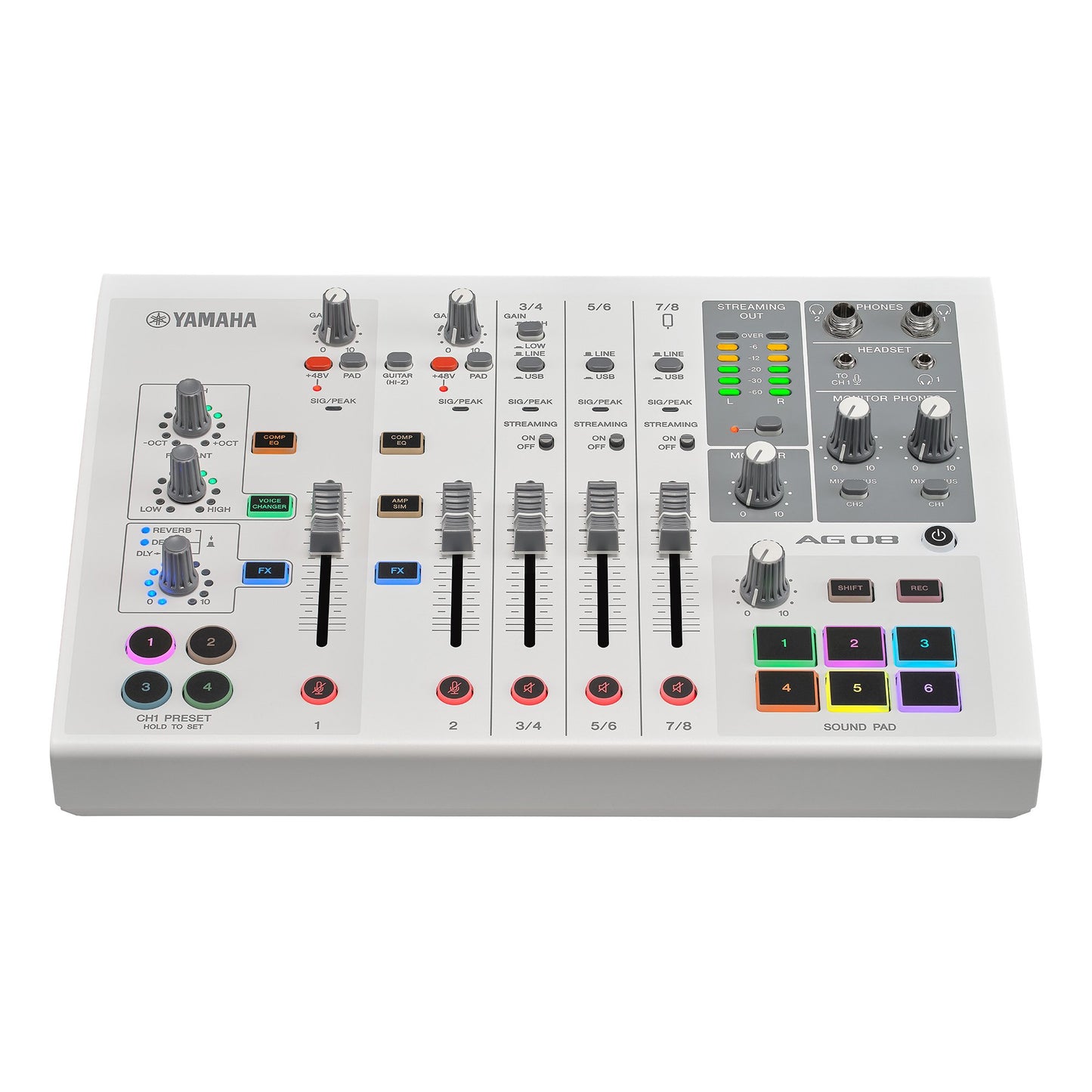 YAMAHA AG08MK2 8-CHANNEL LIVE STREAMING MIXER (EACH)