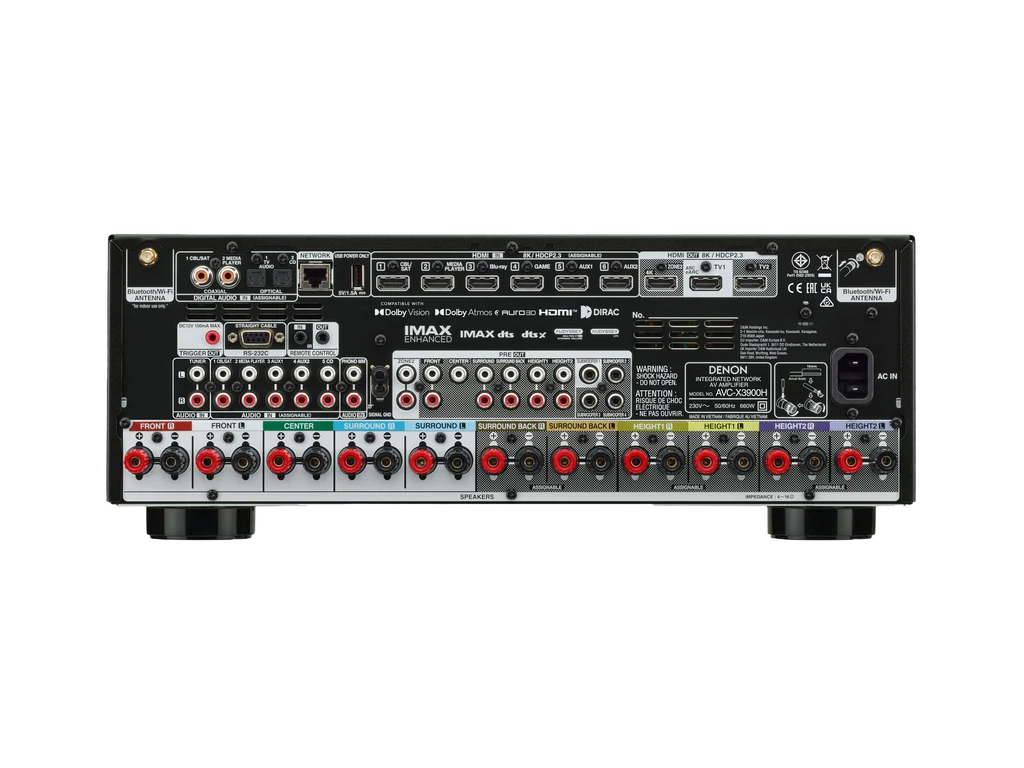 DENON AVC-X3800H 9.4CH 4K/8K DOLBY ATMOS AV RECEIVER