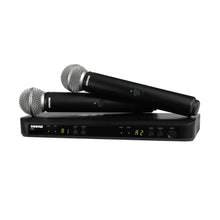 Load image into Gallery viewer, SHURE BLX288P58M17 (662-686MHz) WIRELESS DUAL HANDHELD SYSTEM
