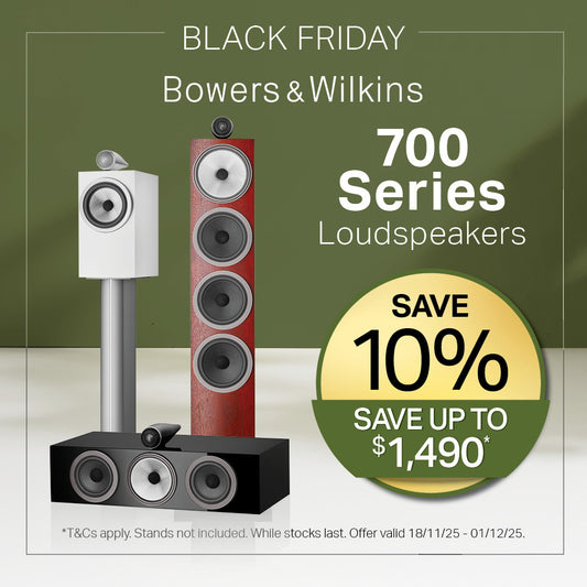 BOWERS & WILKINS 705 S3 STAND-MOUNT SPEAKER (PAIR)