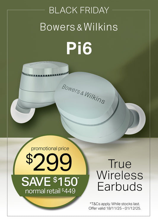 BOWERS & WILKINS Pi6 IN-EAR TRUE WIRELESS EARBUDS