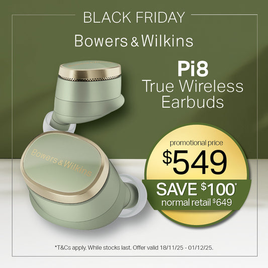 BOWERS & WILKINS Pi8 IN-EAR TRUE WIRELESS EARBUDS