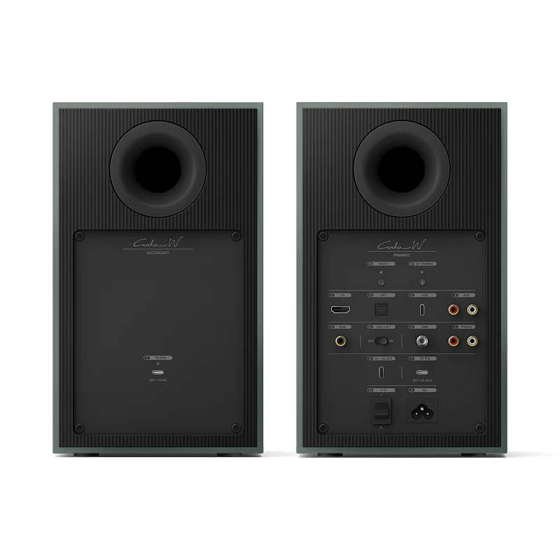 KEF CODA W WIRELESS BOOKSHELF MONITOR SPEAKER (PAIR)