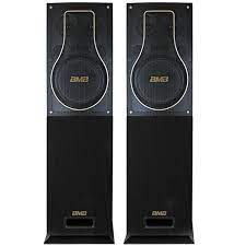 BMB CSH-200/CSH-W200 KARAOKE SPEAKER & SUBWOOFER - BLACK SPEAKER & CHERRY SUBWOOFER (FLOOR STOCK)