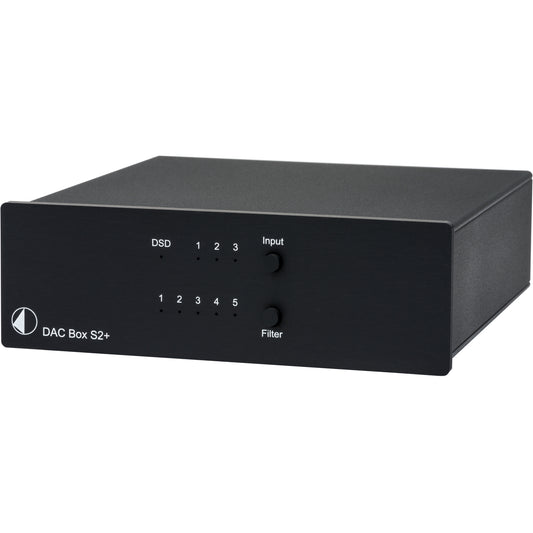 PRO-JECT DAC BOX S2+ DIGITAL TO ANALOGUE CONVERTER BLACK