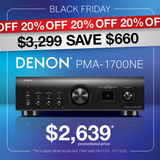 DENON PMA-1700NE INTEGRATED AMPLIFIER WITH 140W POWER/CHANNEL