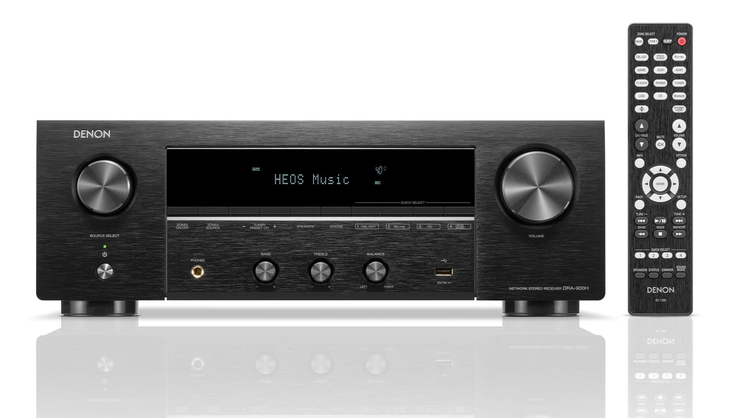 DENON DRA-900H 2CH HI-FI NETWORK RECEIVER