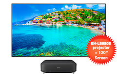 EPSON EH-LS650B 4K PRO-UHD ULTRA SHORT-THROW PROJECTOR