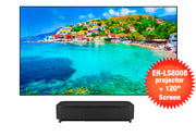 EPSON EH-LS800B 4K PRO-UHD ULTRA SHORT-THROW SMART STREAMING LASER PROJECTOR