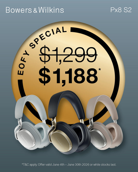 BOWERS & WILKINS PX8 S2 OVER-EAR NOISE CANCELLING WIRELESS HEADPHONE