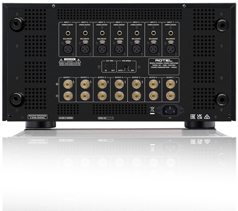ROTEL RMB-1587MKII 7-CHANNEL POWER AMPLIFIER BLACK