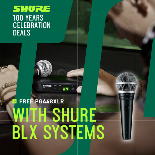 SHURE BLX288B58M17 (662-686MHz) WIRELESS DUAL HANDHELD SYSTEM - IN STOCK