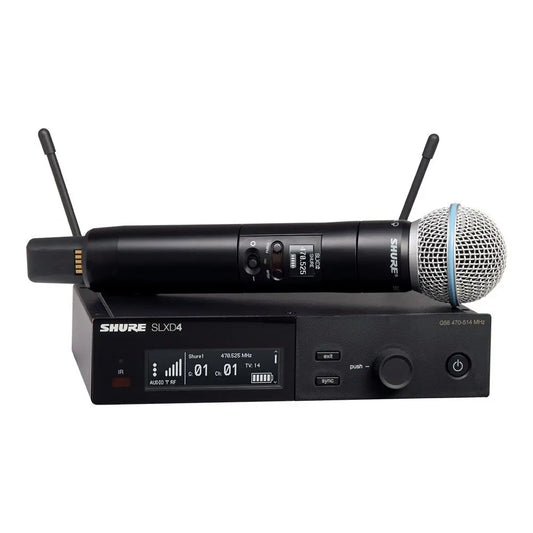 SHURE SLXD24B58H57 (520-564MHz) WIRELESS MIC SYSTEM