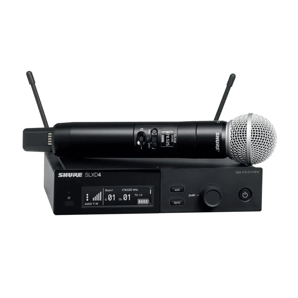 SHURE SLXD24S58L57 (650-6944MHz) WIRELESS MIC SYSTEM
