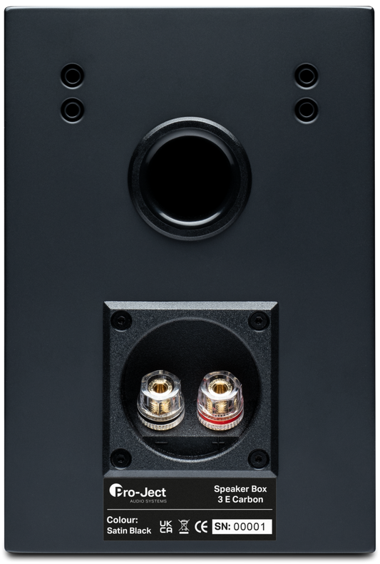 PRO-JECT SPEAKER BOX 3 E CARBON BOOKSHELF SPEAKER (PAIR)