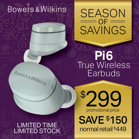 BOWERS & WILKINS Pi6 IN-EAR TRUE WIRELESS EARBUDS