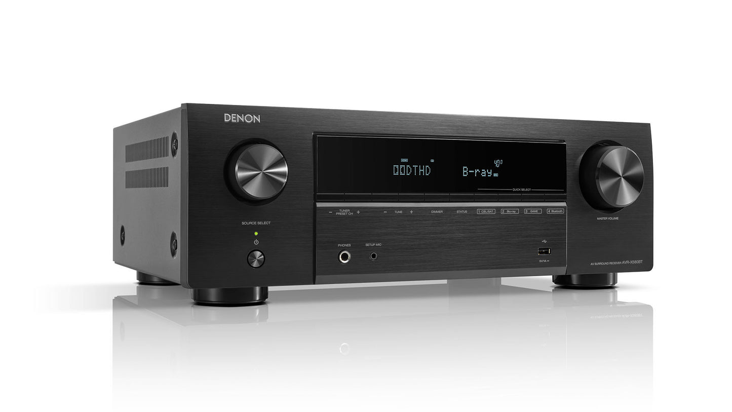 DENON AVR-X580BT 5.2CH AV RECEIVER WITH BLUETOOTH