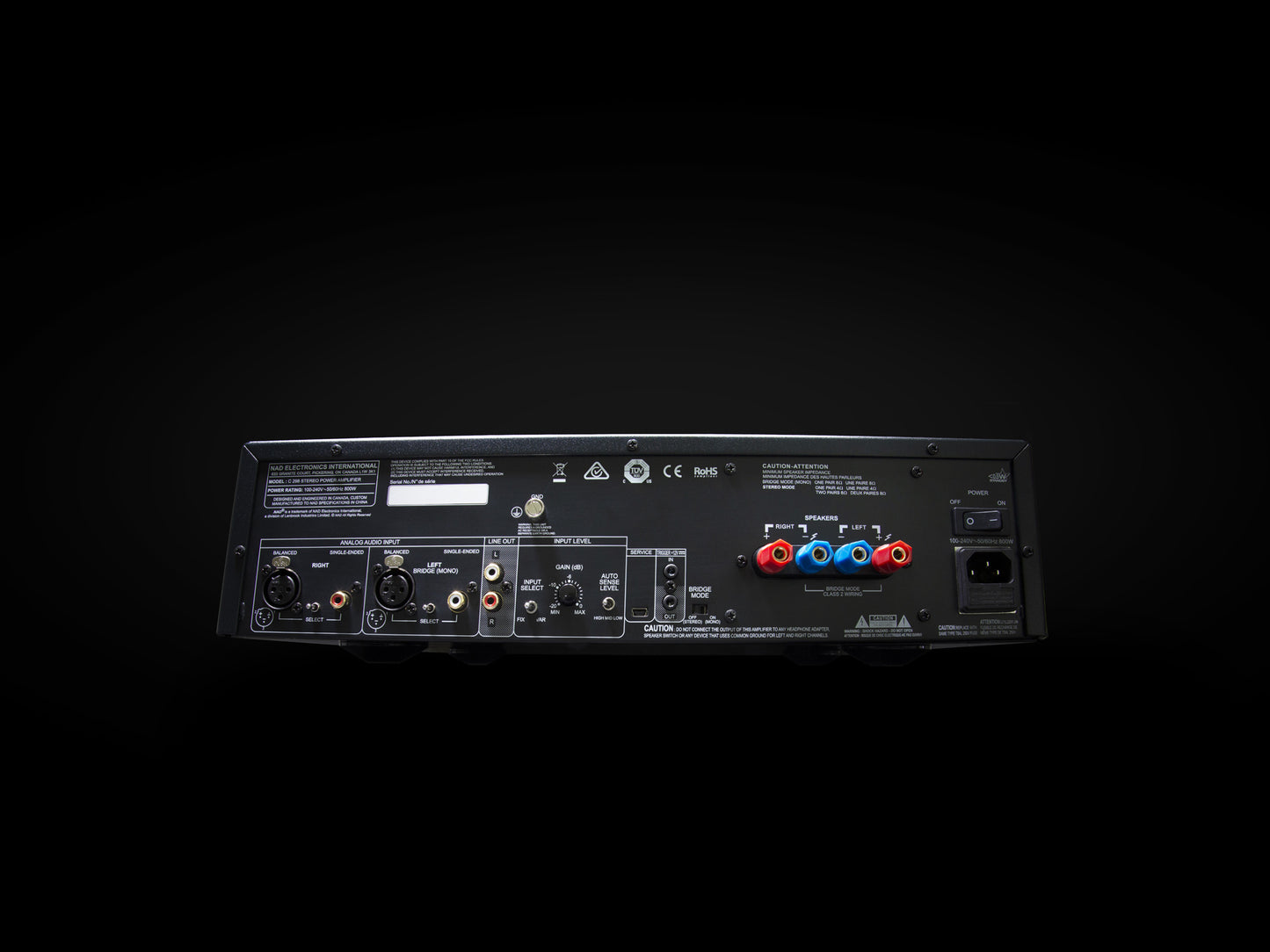 NAD C 298 STEREO POWER AMPLIFIER