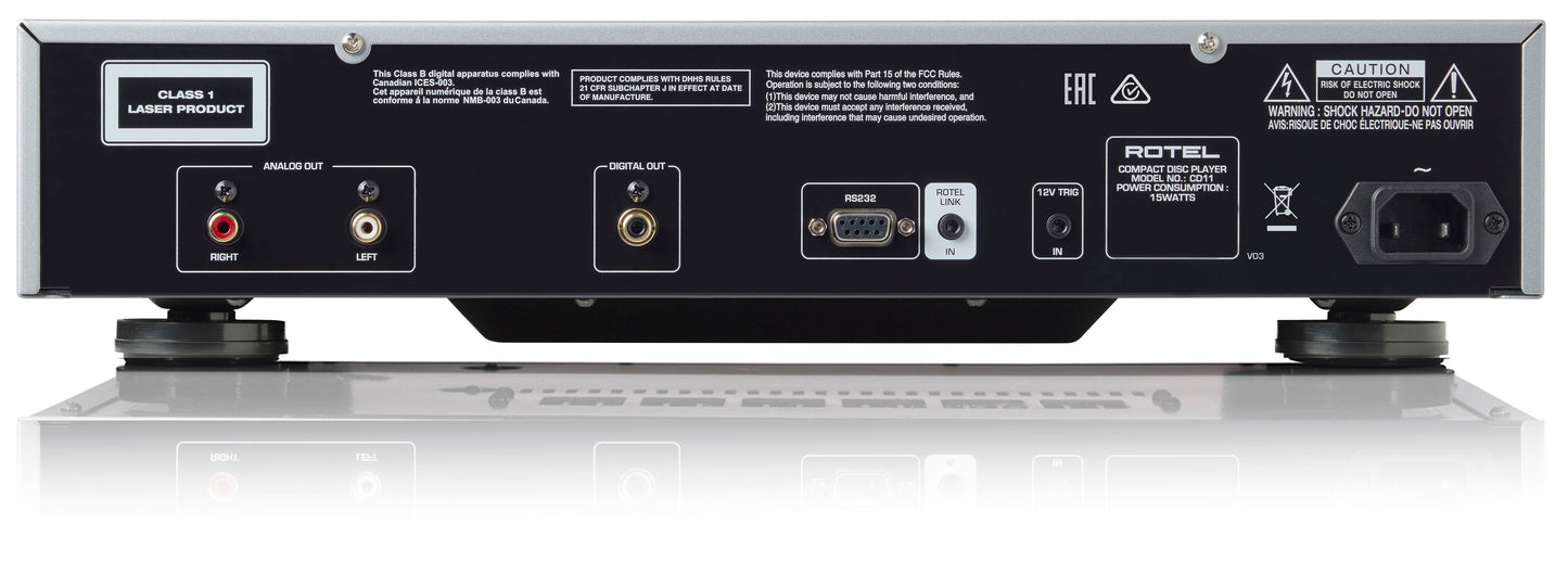 ROTEL CD11 TRIBUTE CD PLAYER