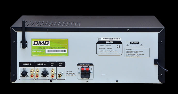 BMB DAH-100 HIGH PERFORMANCE DIGITAL KARAOKE AMPLIFIER - FLOOR STOCK