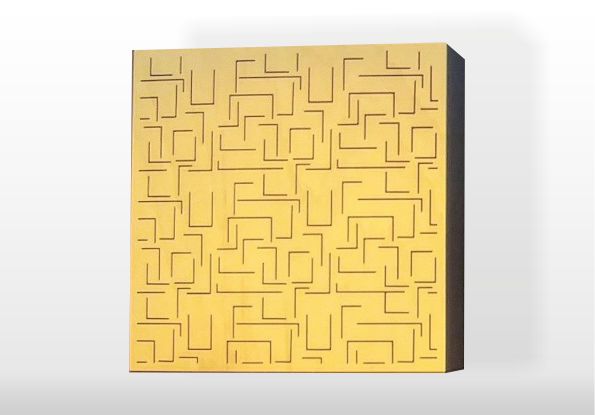 SONITUS ACOUSTICS DECOSORBER NATUR MAZE 8 WITH MAGNETS (PACK OF 6 ) - NATURAL POPLAR