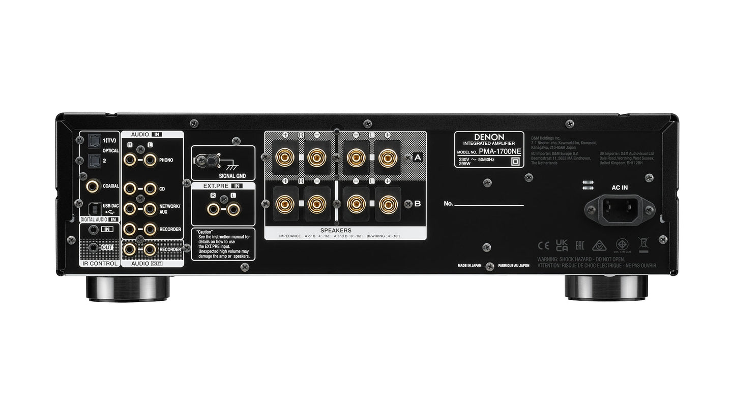 DENON PMA-1700NE INTEGRATED AMPLIFIER WITH 140W POWER/CHANNEL