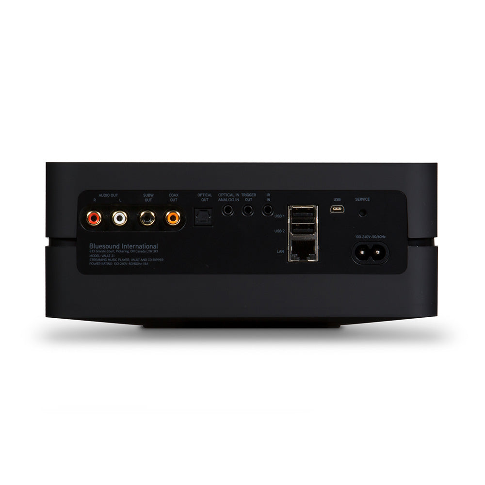 BLUESOUND VAULT 2i MUSIC STREAMER, CD-RIPPER, DAC, NAS