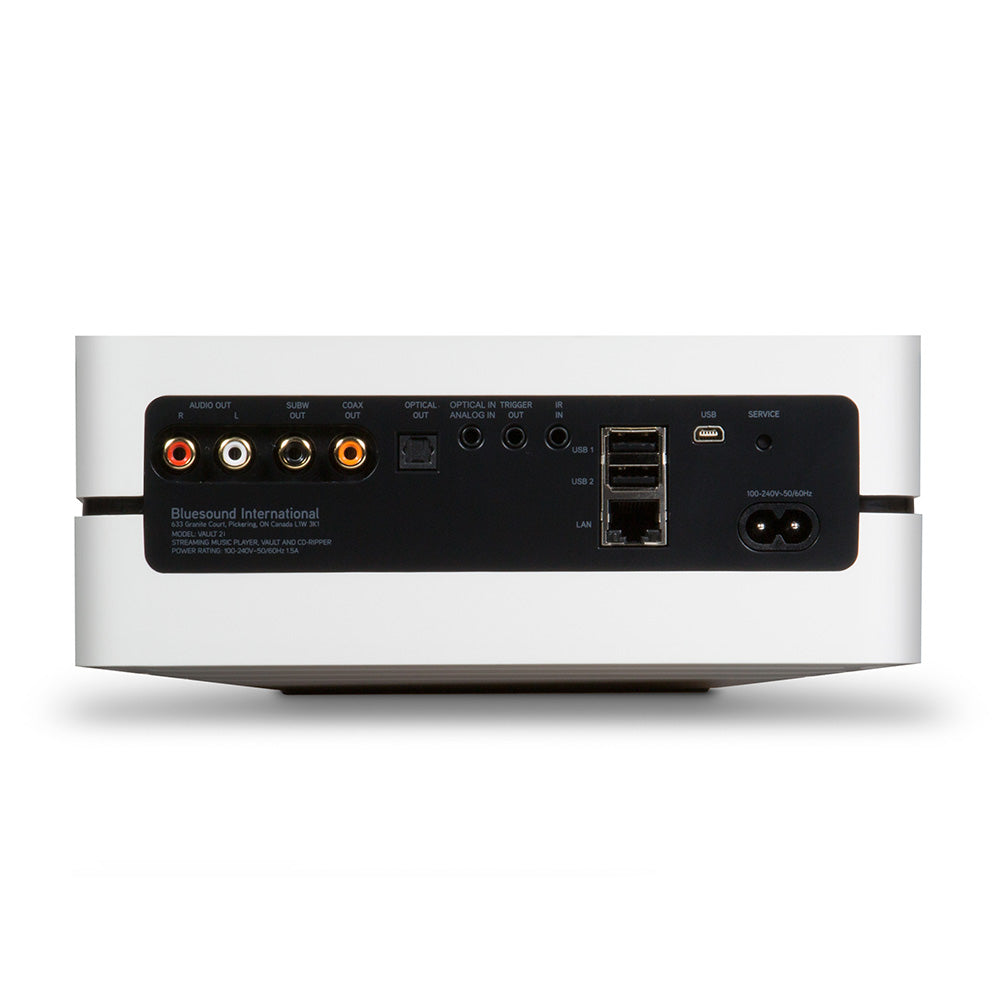BLUESOUND VAULT 2i MUSIC STREAMER, CD-RIPPER, DAC, NAS