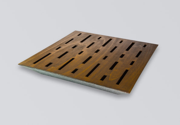 SONITUS ACOUSTICS DECOSORBER NATUR QUAD 8 WITH MAGNETS (PACK OF 6 ) - WALNUT