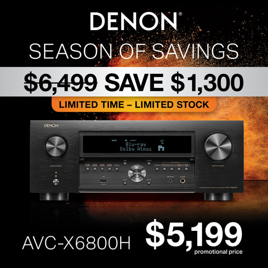 DENON AVC-X6800H PREMIUM 11.4CH 8K AV RECEIVER