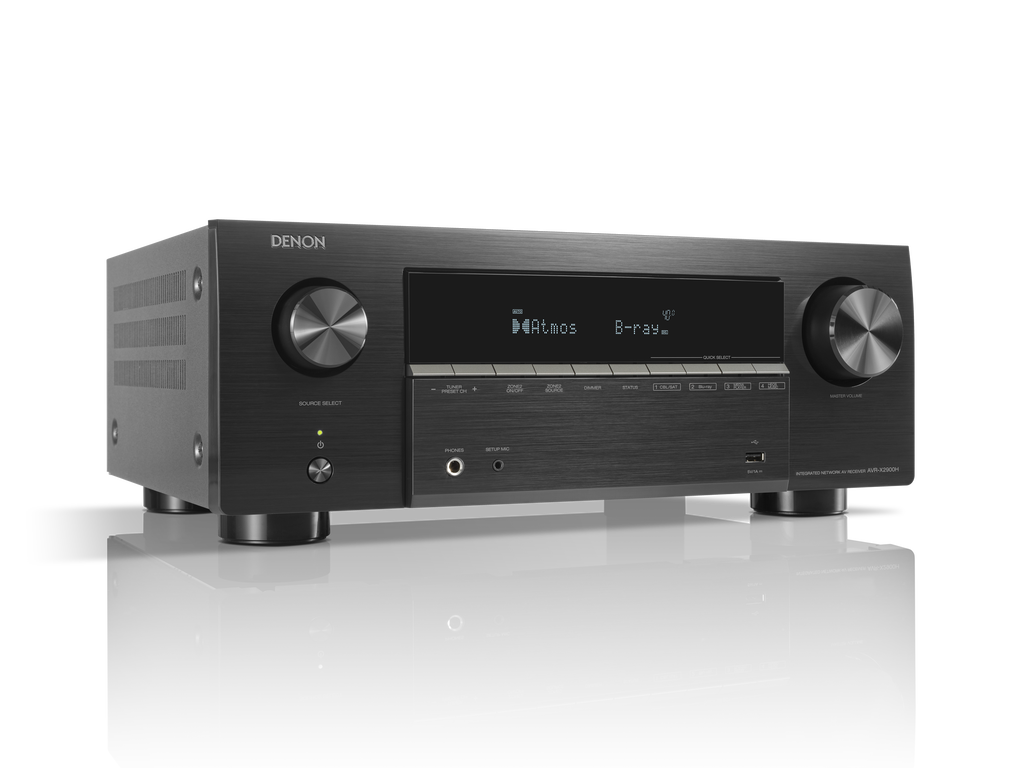 DENON AVR-X2900H 7.2CH 4K/8K DOLBY ATMOS AV RECEIVER