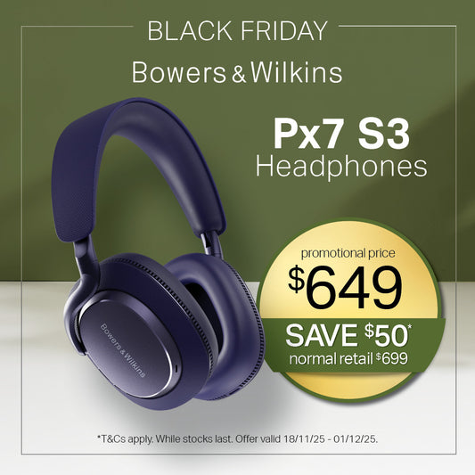 BOWERS & WILKINS PX7 S3 OVER-EAR NOISE CANCELLING WIRELESS HEADPHONE