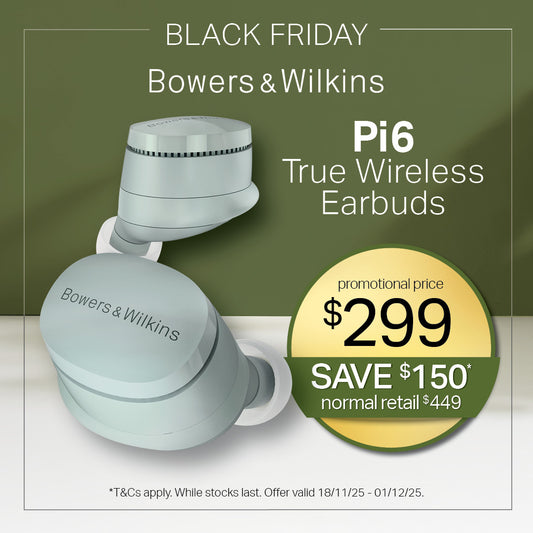 BOWERS & WILKINS Pi6 IN-EAR TRUE WIRELESS EARBUDS