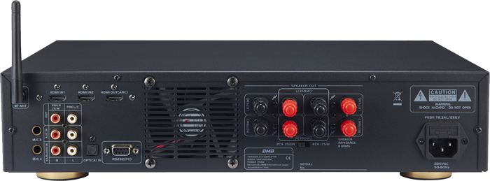 BMB DAR-350HD4 HIGH POWER KARAOKE AMPLIFIER