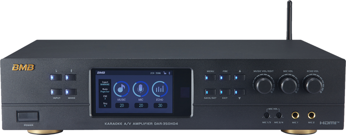 BMB DAR-350HD4 HIGH POWER KARAOKE AMPLIFIER