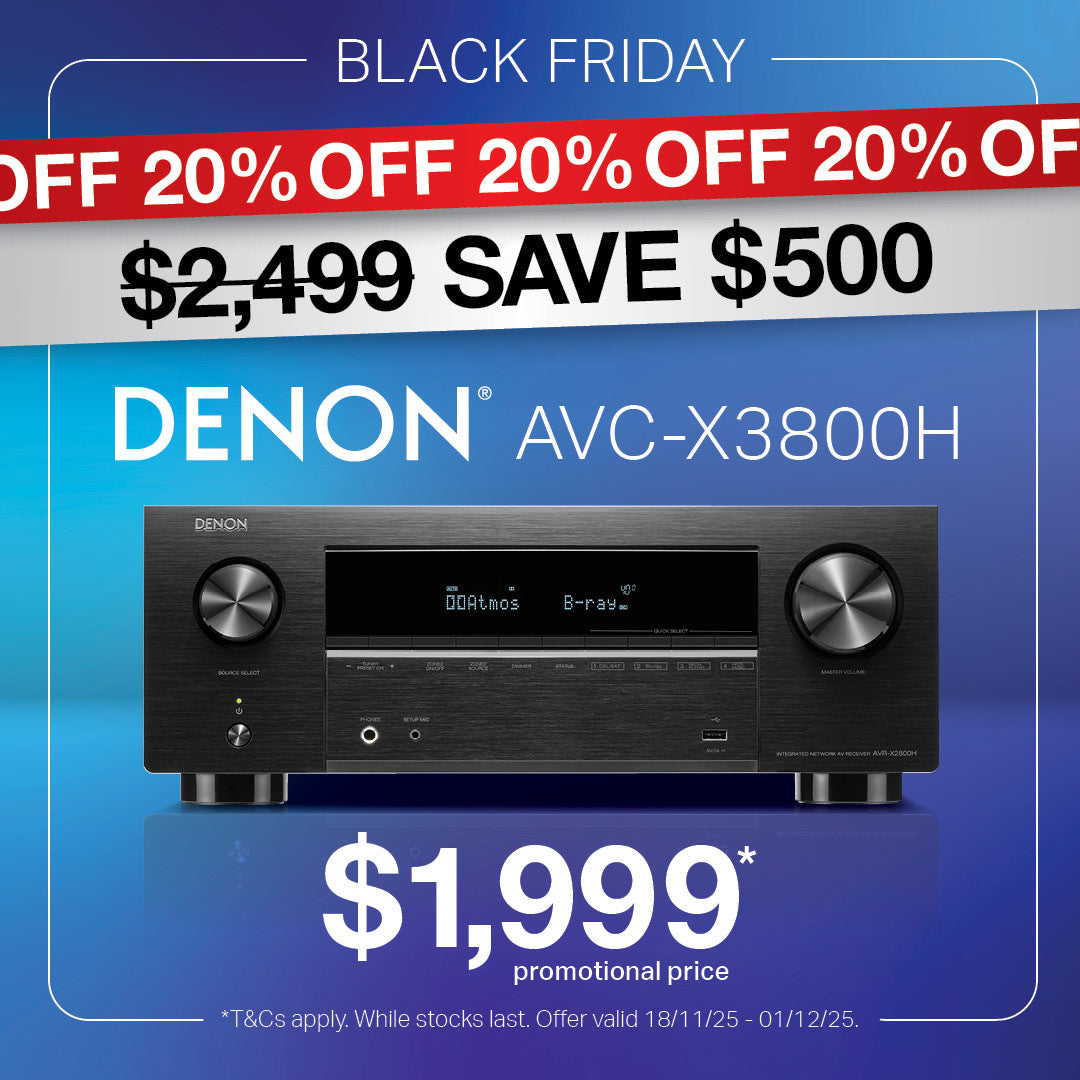 DENON AVC-X3800H 9.4CH AV RECEIVER WITH 8K VIDEO AND 3D AUDIO