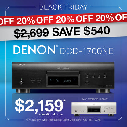 DENON DCD-1700NE SUPER AUDIO CD PLAYER