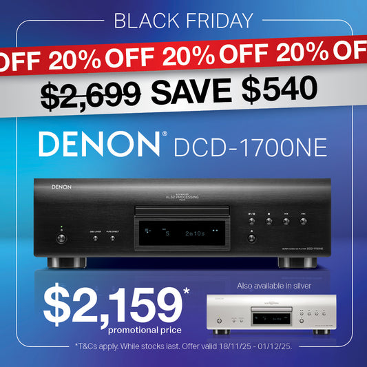 DENON DCD-1700NE SUPER AUDIO CD PLAYER