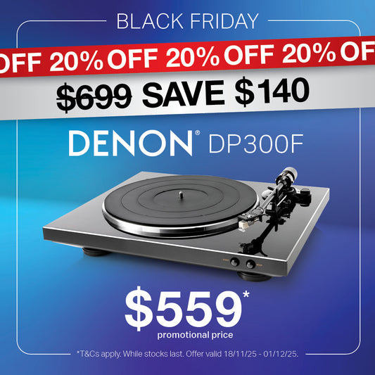 DENON DP-300F FULLY AUTOMATIC TURNTABLE