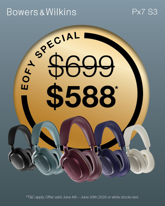 BOWERS & WILKINS PX7 S3 OVER-EAR NOISE CANCELLING WIRELESS HEADPHONE