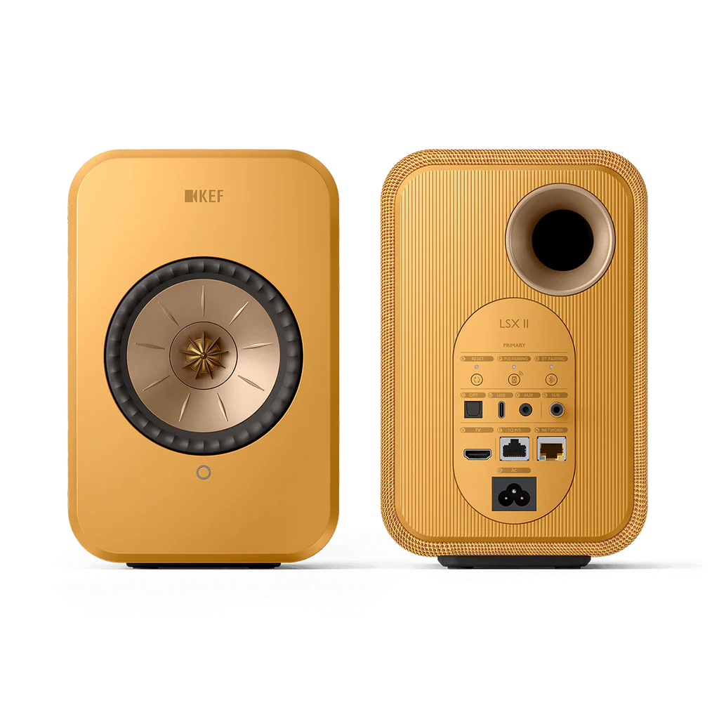 KEF LSX II WIRELESS BOOKSHELF MONITOR SPEAKER (PAIR)