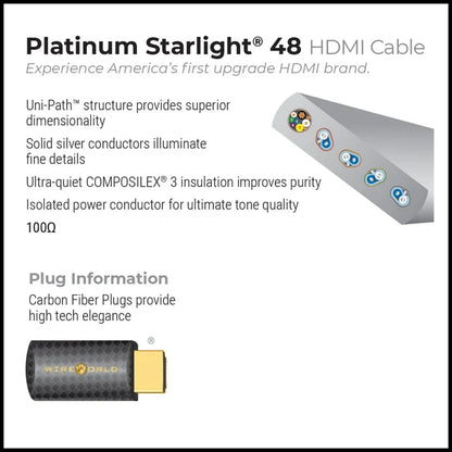 WIREWORLD PLATINUM STARLIGHT® 48 HDMI CABLE