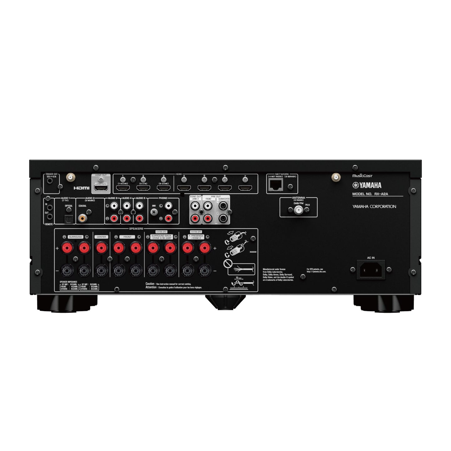 YAMAHA RX-A2A AVENTAGE 7.2-CHANNEL AV RECEIVER
