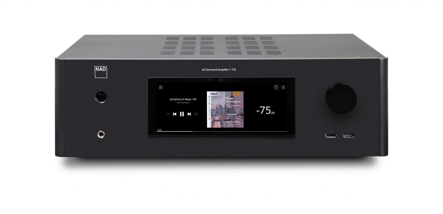 NAD T 778 BLUOS ENABLED 4K UHD 9.2CH AV RECEIVER