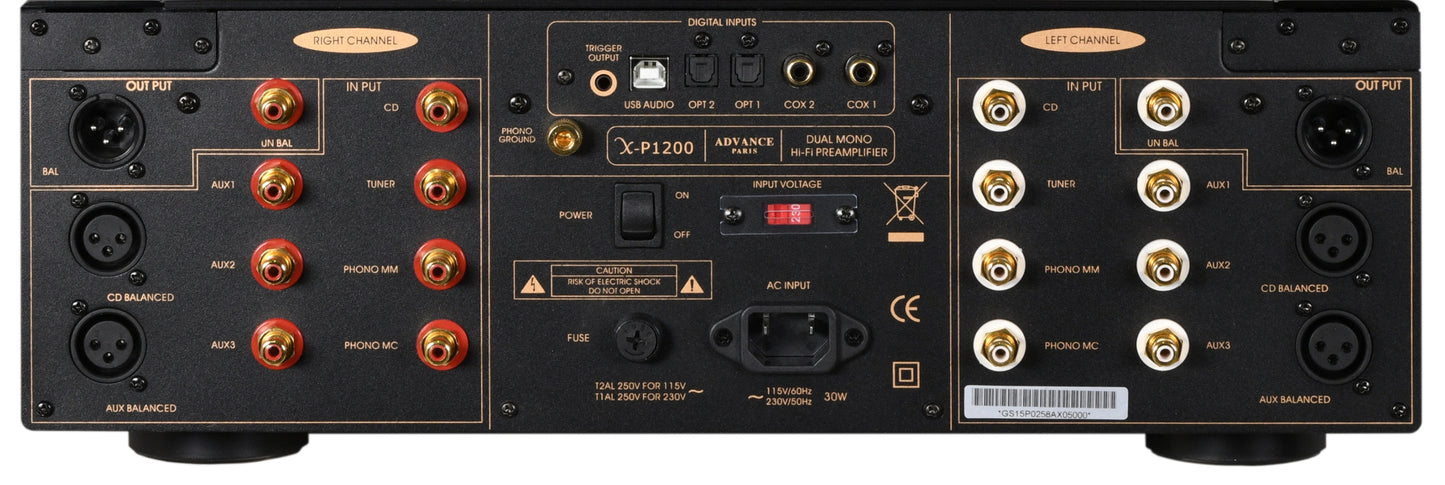 ADVANCE PARIS X-P1200 STEREO PREAMPLIFIER