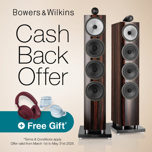 BOWERS & WILKINS 705 S3 STAND-MOUNT SPEAKER (PAIR) - CASHBACK $200 + BONUS Pi7 S2