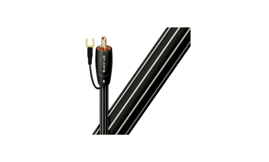 AudioQuest Black Lab Subwoofer kabel 3 meter verloop AudioQuest Black Lab Subwoofer kabel 3 meter verloop
